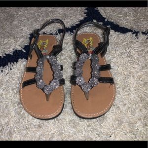 WORN ONCE Girls Rachel Shoes Sandals size 10c
